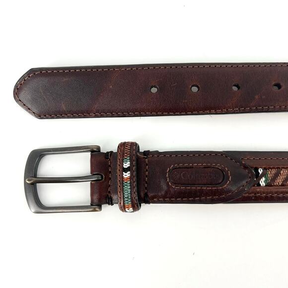 Columbia 32mm oil tan Guatemalan belt size 46 - Picture 3 of 6